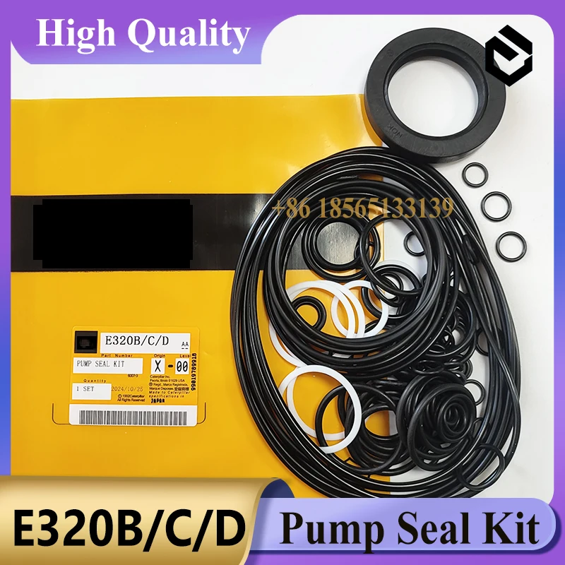 

E320B 320C 320D 325C E330 E330C 330C 330D 450 Pump Seal Kit Excavator Repair Seal Kit Oil Seal Kit for CAT Caterpilar Excavator