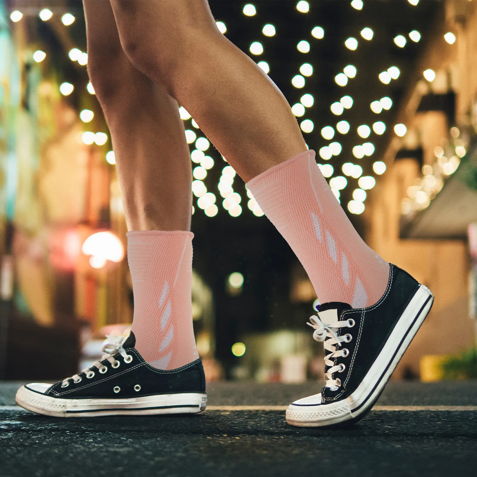 1 par de meias de compressão p - Ankle Brace Sock avaliação e preço
