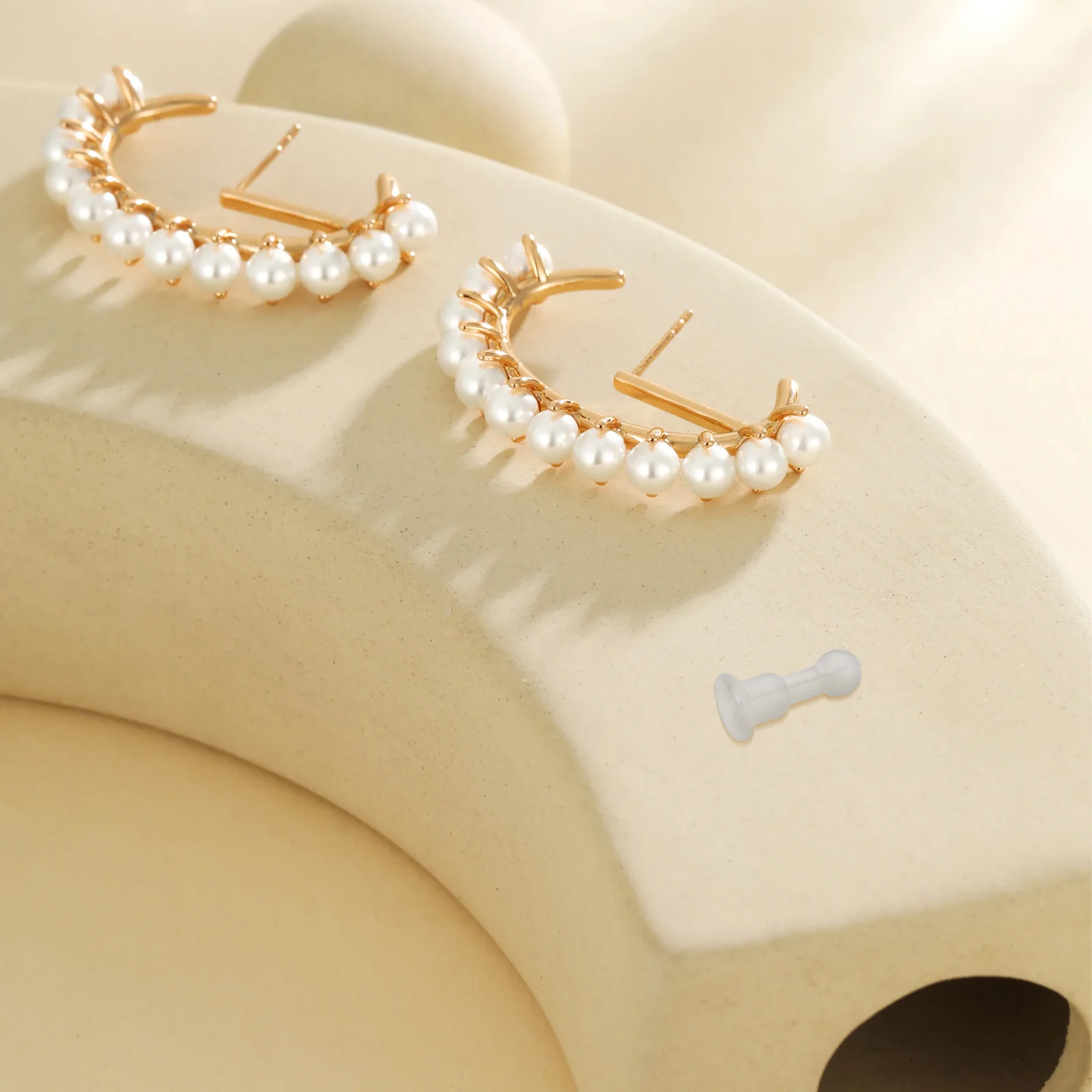 

50Pcs Clear Invisible Earring Backs Soft Silicone DIY Accessories for Sensitive Ears Party Wedding Daily Wear