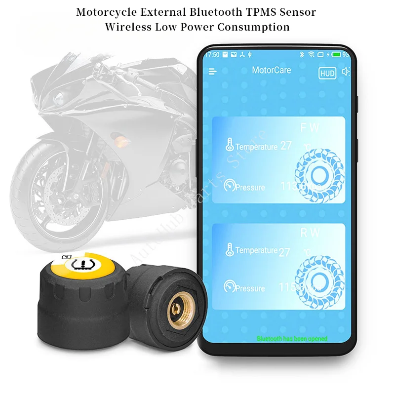 دراجة نارية خارجية بلوتوث TPMS الاستشعار اللاسلكية انخفاض استهلاك الطاقة