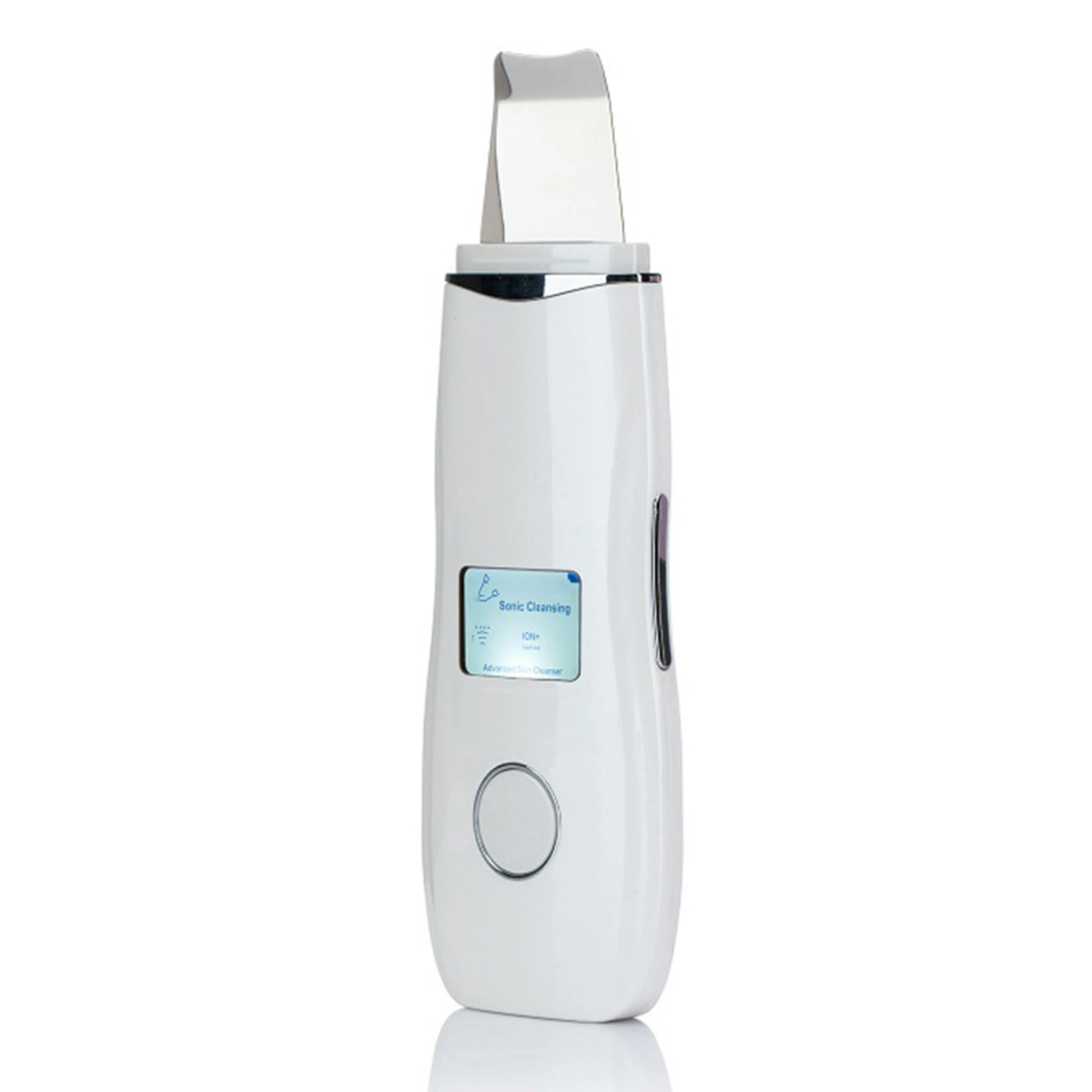 Ultrasone Huid Scrubber Gezichtsmassager Poriereiniger Mee-eter Acne Remover Gezichtsreinigingsmachine LCD Digitaal Display USB Rec