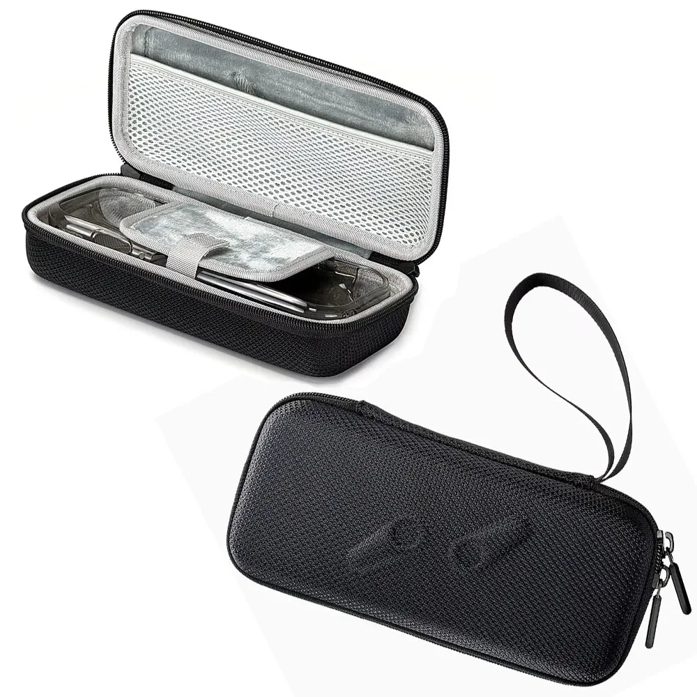 

for Retroid Pocket 6/Pocket 5 Portable EVA Carrying Case for Retroid Pocket G2 for MANGMI AIR X Game Console Storage Bag Black