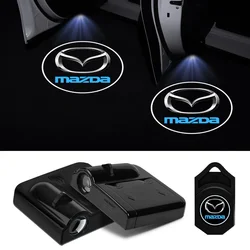 Car Door LED HD Welcome Courtesy Shadow Projector Lamp Logo Light For Mazda 3 6 CX5 2 CX3 CX9 MX5 RX8 Axela Demio Atenza MS GJI