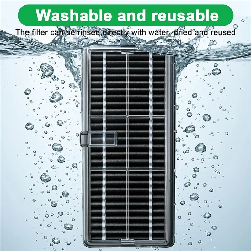 【صفقة!】مجموعة استبدال فلتر HEPA لـ Dreame L10s Pro Ultra Heat/L10s Ultra Gen 2/X40 Ultra/L40 Ultra/X30 Ultra/Mova P50 Pr