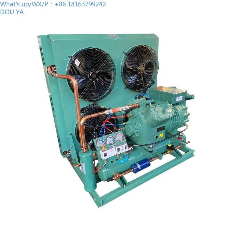 Factory High Accuracy H Type Compressor Refrigeration Semi Hermetic Condensing Unit for Cold Room