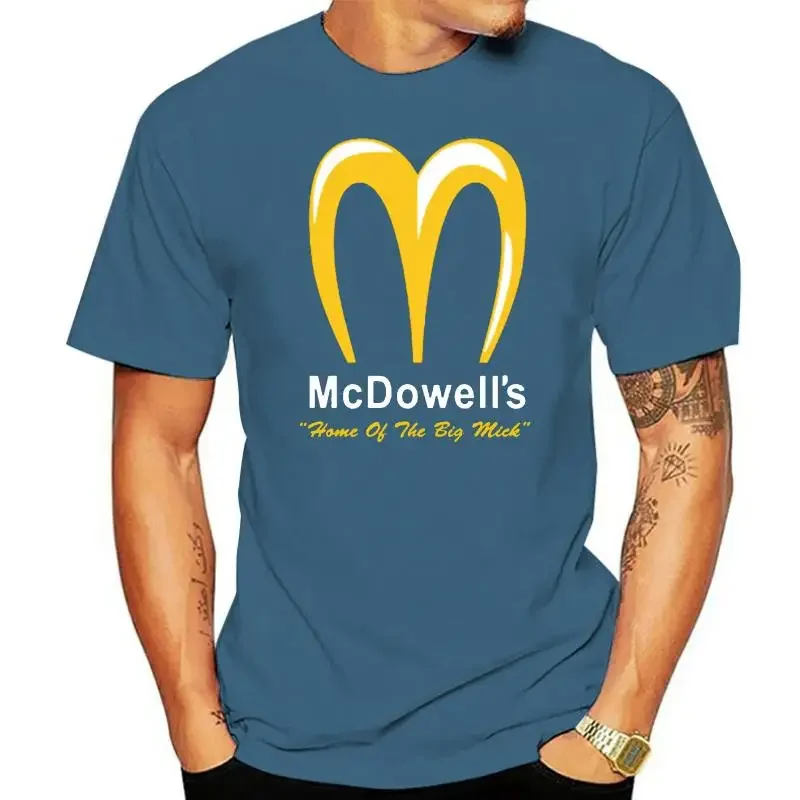 America Eddie Film New T-Shirt New Cool Tee Shirt Mcdowells Hamburgers Home of Big Mick Coming Graphic T Shirts Men Clothing new