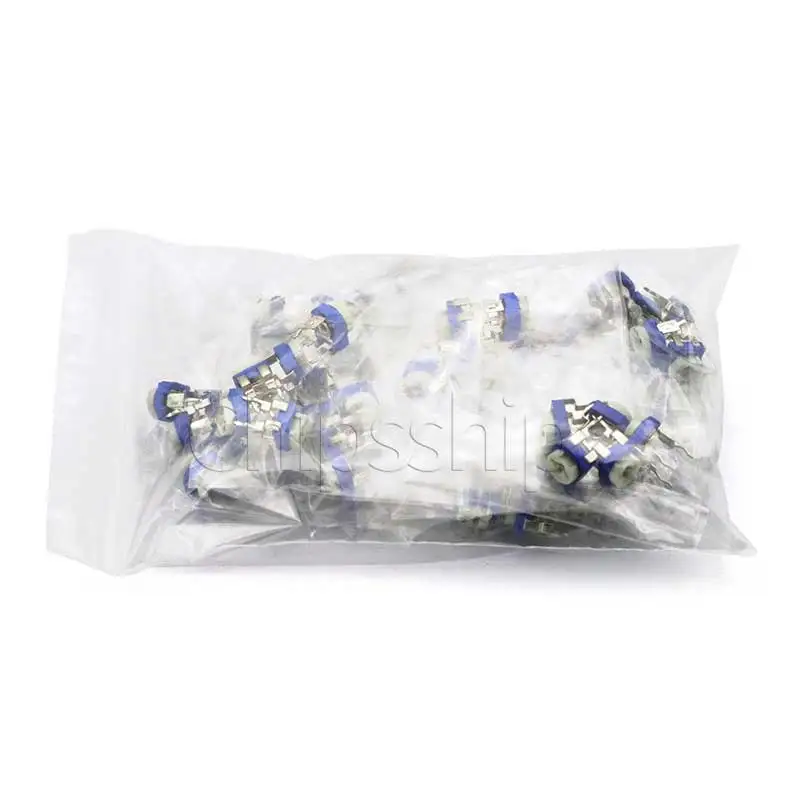 

100 Euro -1M blue white Adjustable Potentiometer Package Fine Tuning Horizontal Resistance Element 13 Kinds 5 of each