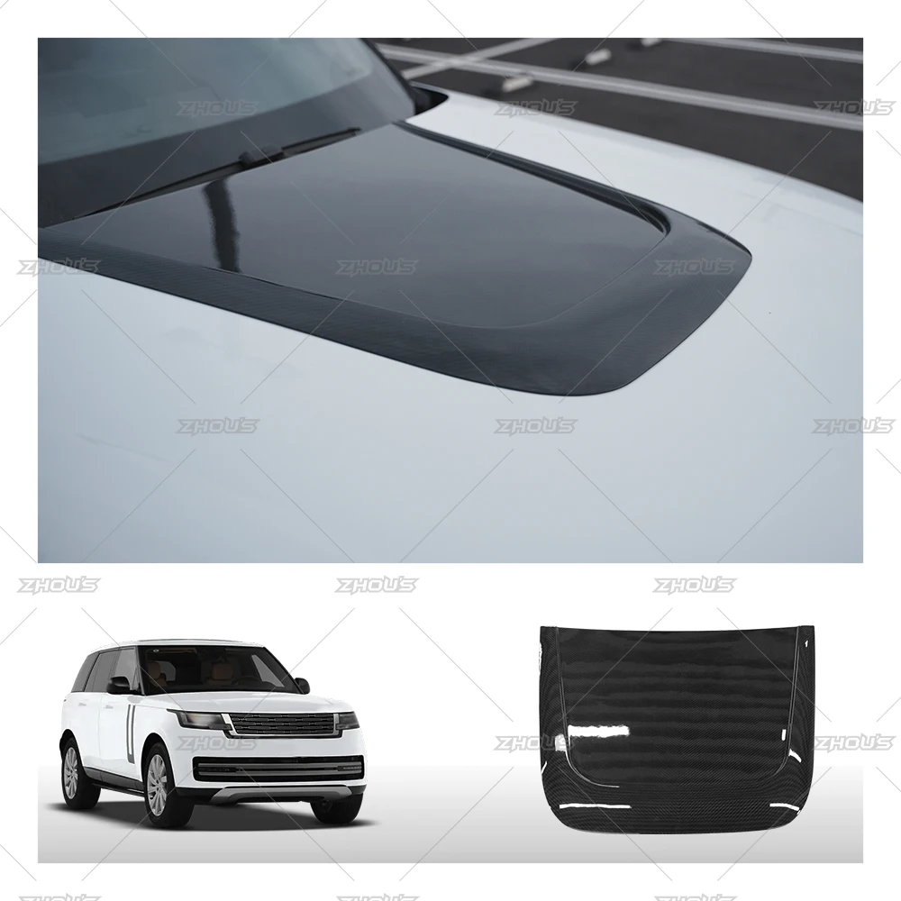 

Zhous Design автозапчасти автомобильные аксессуары обвесы крышка капота двигателя из углеродного волокна для нового Range Rover Vogue L460
