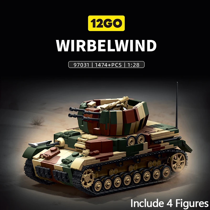 

Военный конструктор MOC: Тяжелый танк Вербельвайн (Вербельвайн) Вермахта времен Второй мировой войны, набор для сборки с солдатами, для детей и мальчиков, подарок