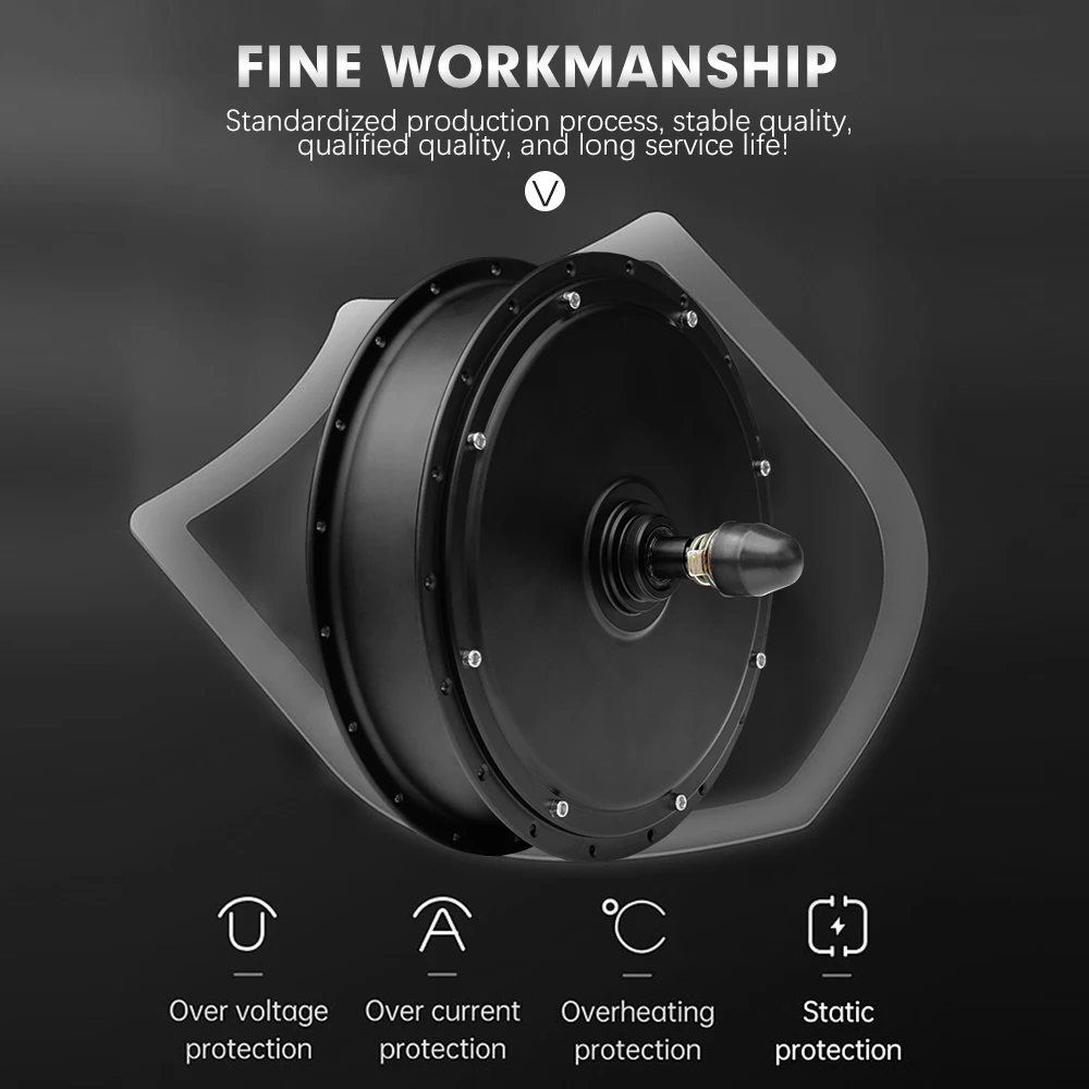 

Комплект для переоборудования электровелосипеда MTX 72V 3000W с бесщеточным мотор-колесом на заднюю ось, подходит для колес 20, 24, 26, 27.5, 28, 29 дюймов.