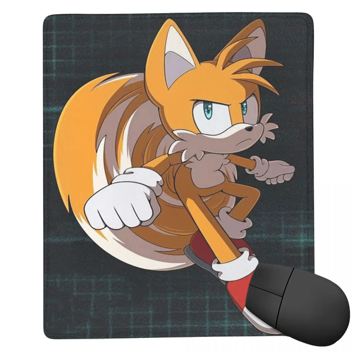 Tails The Fox Sonic The Hedgehog Mouse Pad Computer Keyboard Mouse Mat Gaming PC Laptop Desk Mat Office Accessories