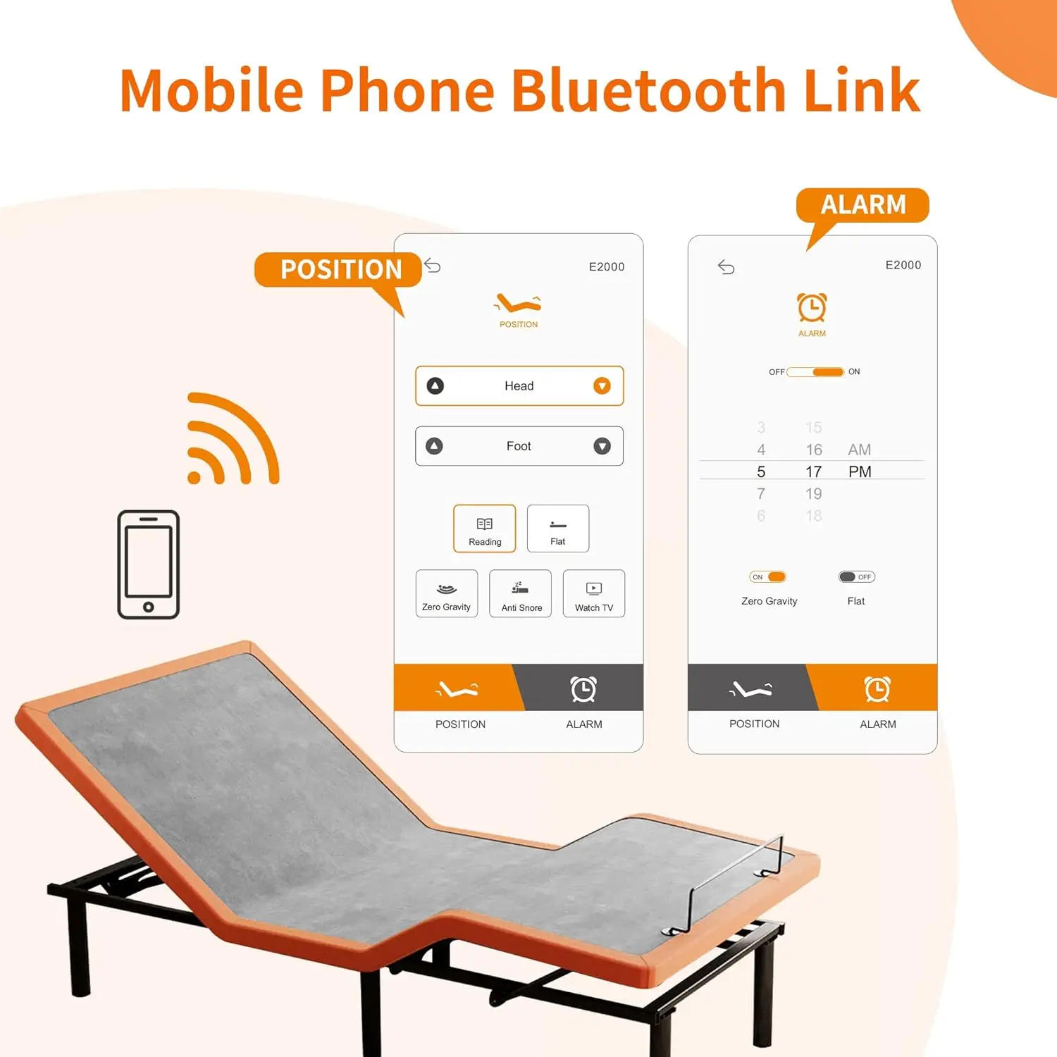 Twin XL Adjustable Bed with Matt - 12