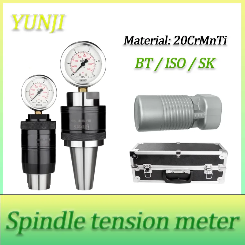 

Тестер натяжения шпинделя обрабатывающего центра BT30/BT40/BT50 Тестер натяжения шпинделя IS0 Станокный инструмент Измеритель силы Инструмент для тестирования шпинделя