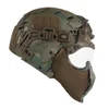 Tactical Full protective helmet with Half Face Mask Mouthguard/Flip Goggles/Ear Cover Hunting Airsoft Paintball 3.0 Wendy Helmet 2