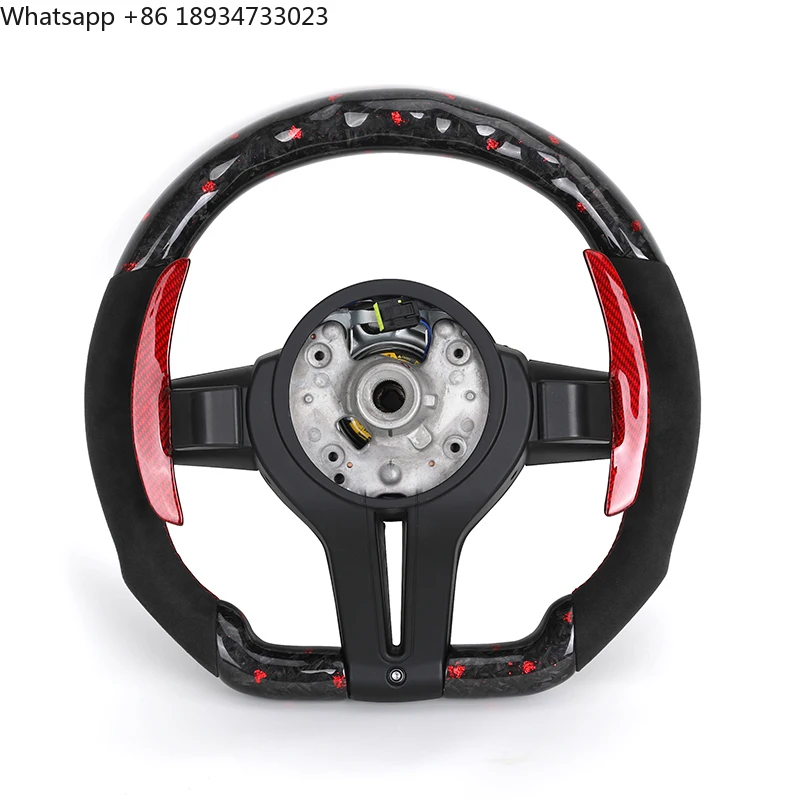 

M Sports Steering Wheel for Bmw F10 F30 F20 F32 F36 M3 F15 M5 F80 M4 F82 M2 F87 E70 E71 E90 X1 X3 Custom LED Carbon Fiber
