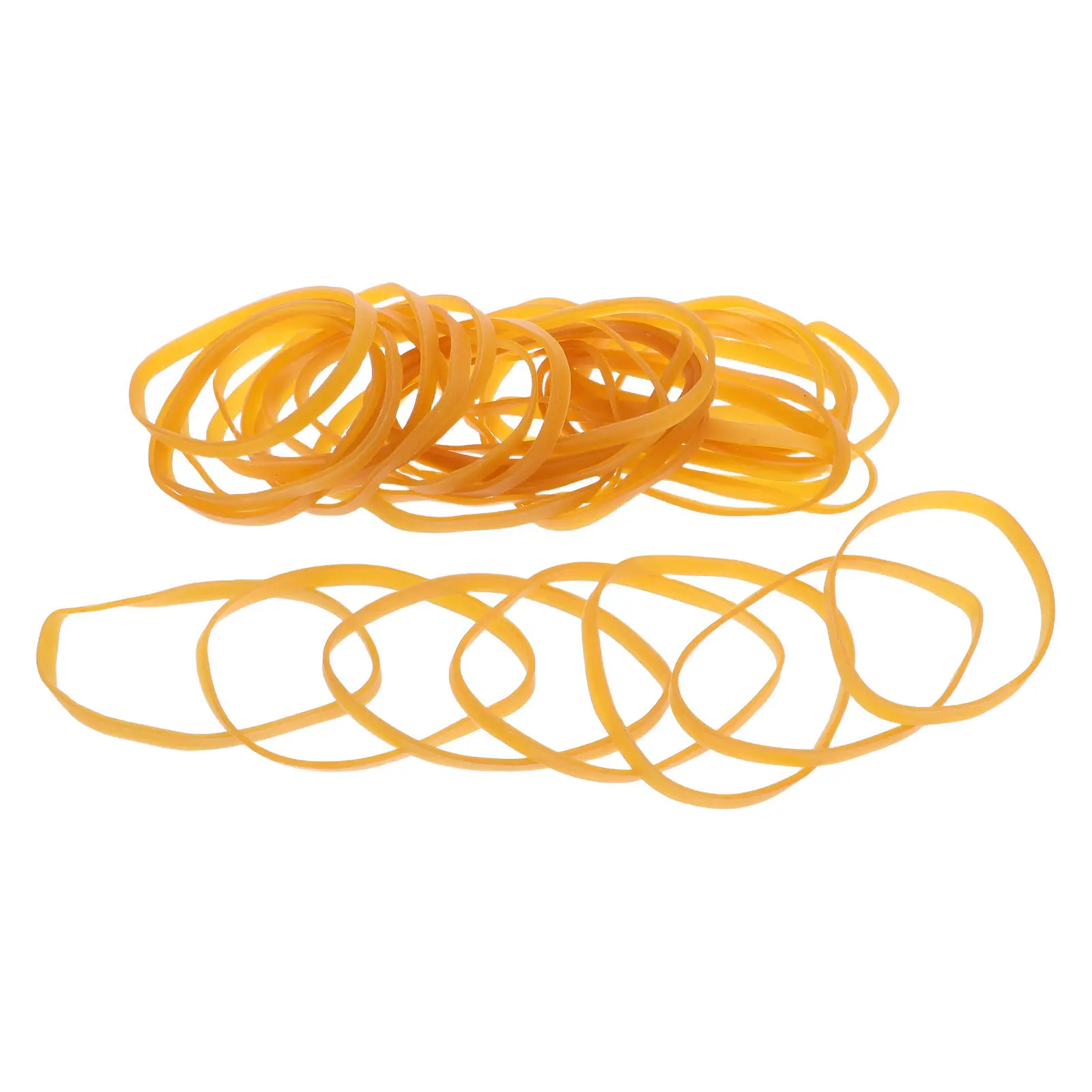 

300Pcs Yellow Extra Wide Rubber Bands 5Mm Thick Heavy Duty Large Elastic Bands for Office Supplies Binding Books Notebooks