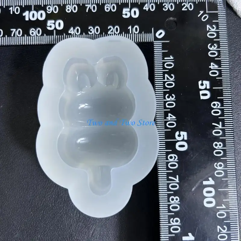 HX6F Mochi سيخ شكل قالب من السيليكون الأواني الساخنة المطبخ صنع قوالب قابلة لإعادة الاستخدام قالب صب الطعام زخرفة DIY بها بنفسك