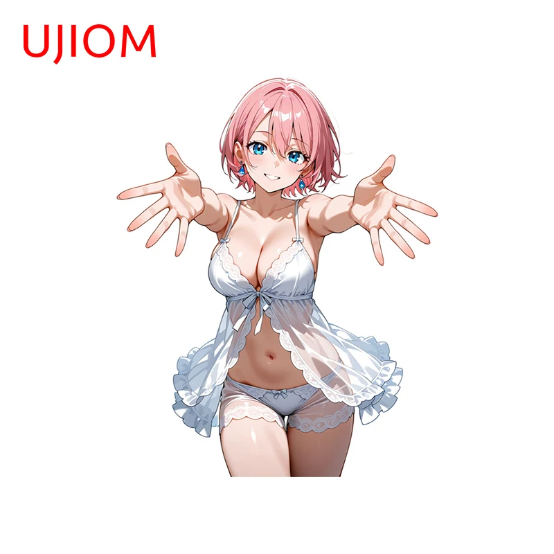 UJIOM Alluring Big Boobs Anime Girl Wall Sticker Fashion Attractive Customizable Decal Edgy High Quality Adhesive Wallpaper