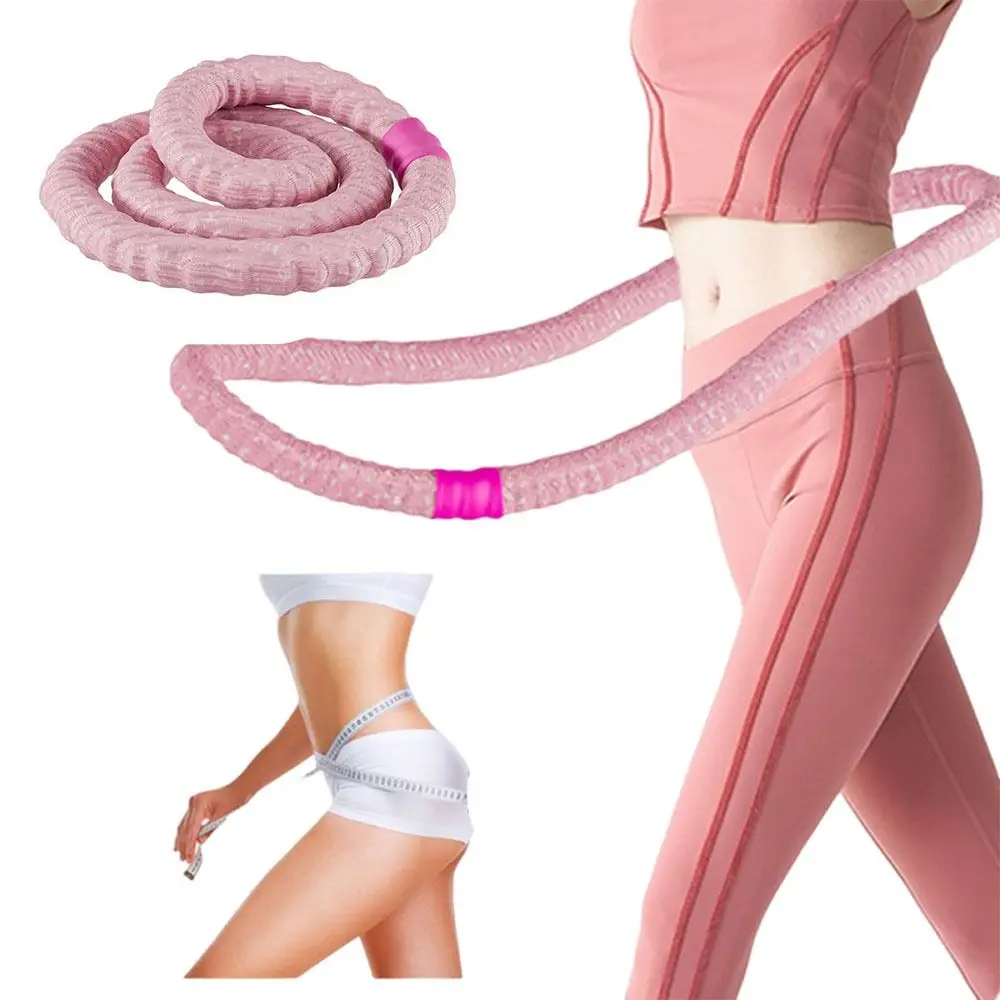 Soft Spring Fitness Circle Low Noise Internal Spring Spring Tube Yoga Circle Foldable Thin Belly Abdominal Exercise Ring