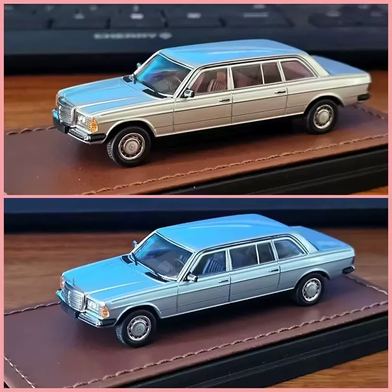 GOC Diecast 1:64 Scale V123 Limo Alloy Car Model Static Collection Decorated Holiday Gifts Toys