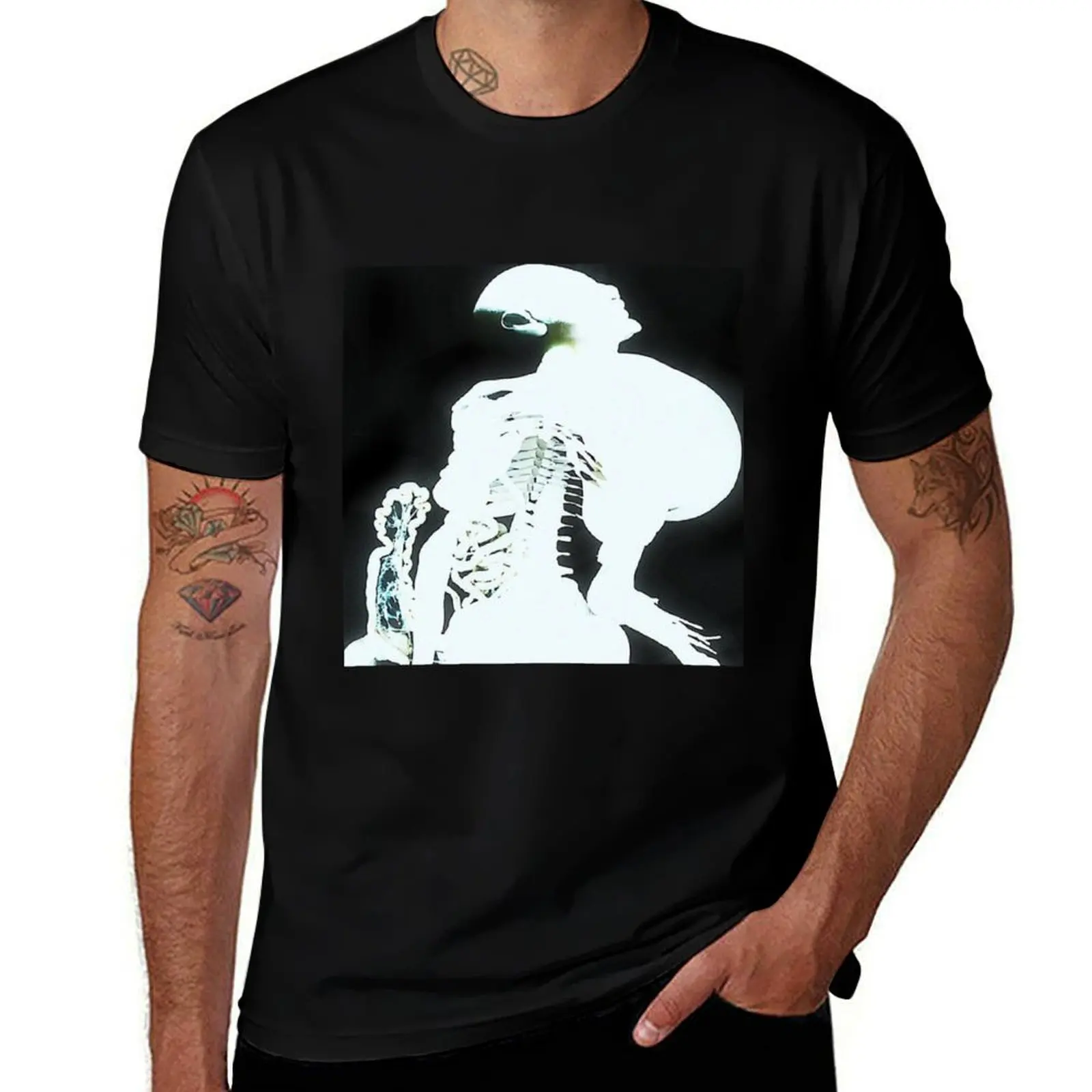 Arca Entra?as T-Shirt Simple Solid Color Crew Neck Tee