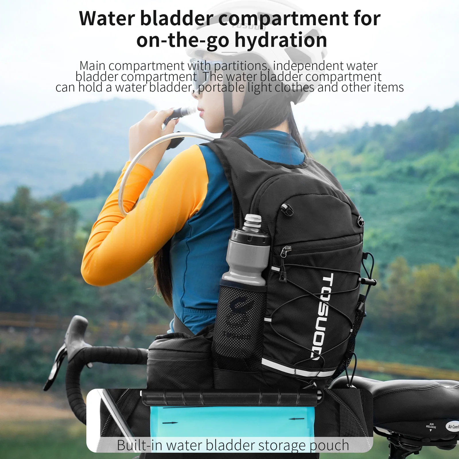 TOSUOD Hydration Backpack Outd - đánh giá và giá Mountain Biking Backpack