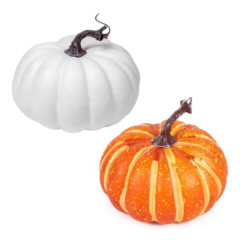 Artificial Pumpkin Ornaments Durably Thanksgiving Party Pumpkin Model for Celebrations Party Home Decoration