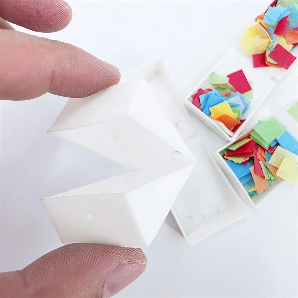 Magiczny Wyrzutnik Śniegu - Automatyczny Dozownik Płatków Śniegu dla Magików Scenicznych, Dekoracja na Święta Bożego Narodzenia, Wesela i Imprezy