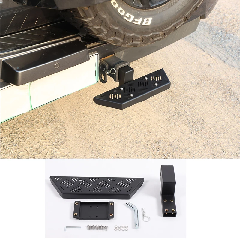 

For tank 400 rear trailer port expansion pedal Rear trailer port expansion pedal Carbon steel Black 1pcs 2023 2024