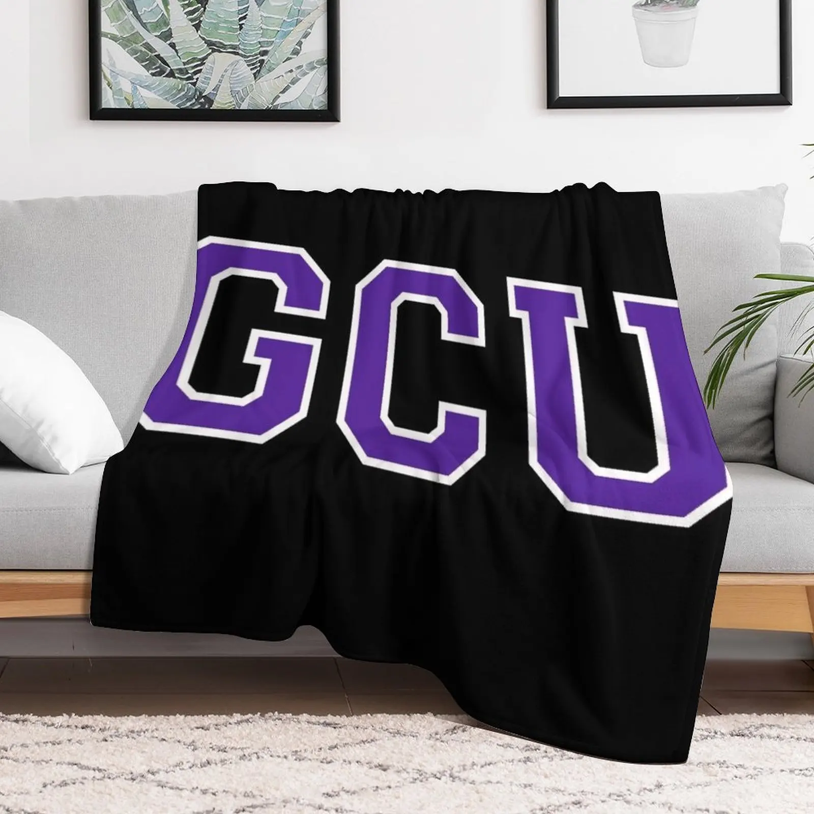 grand canyon university college font Throw Blanket Sofa Throw Decorative Throw Soft Plaid Winter beds Blankets