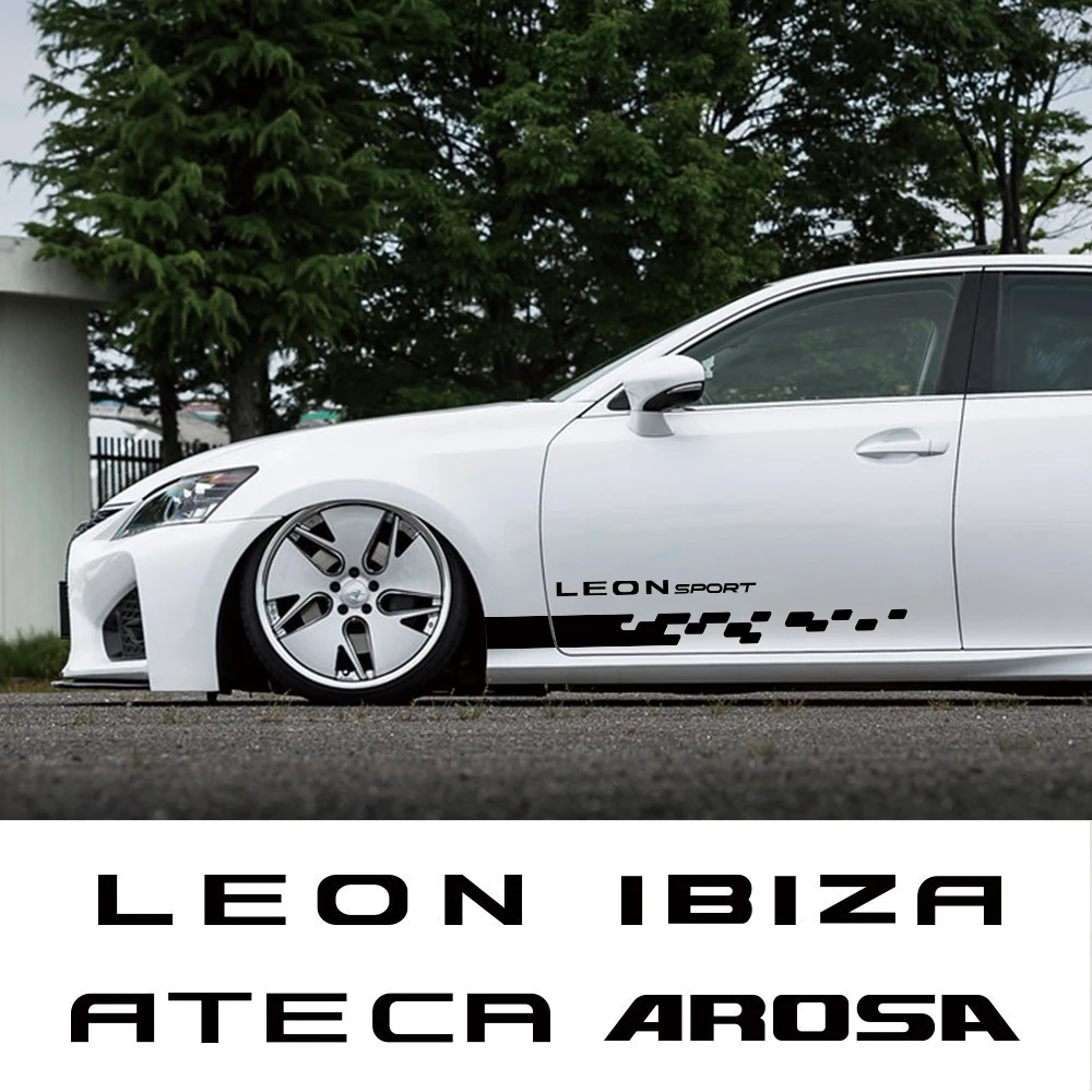 

Car Waist Line Sticker For Seat Arona Ateca Exeo Ibiza Alhambra Mii Cordoba Toledo Leon Seat Altea Arosa Tararco Accessories