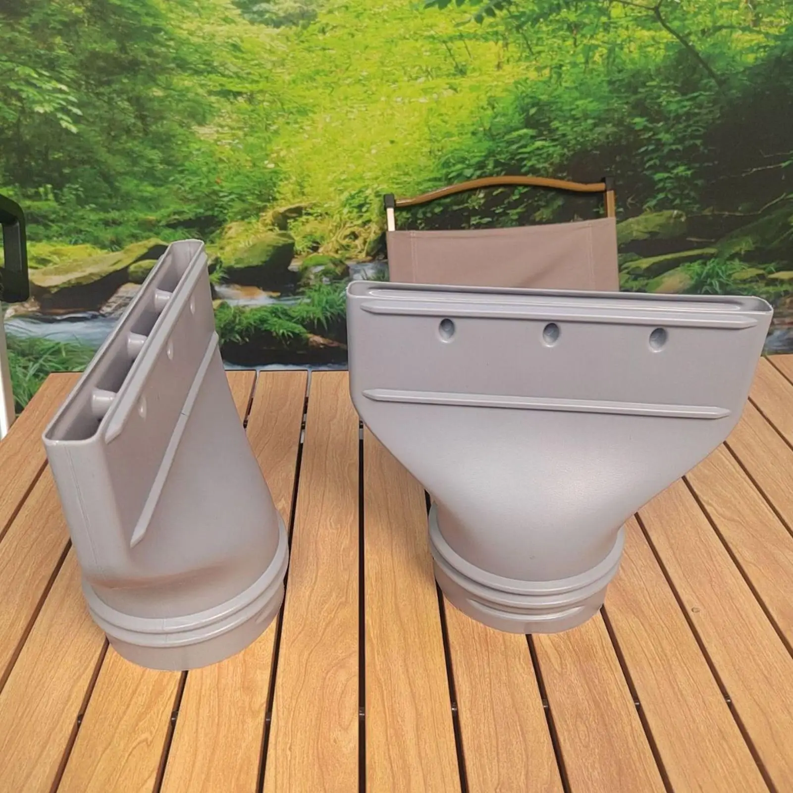 Exhaust Port For Air Conditioning Outlet Pipe Connector Flat Exhaust Nozzle Plastic Flat Hose Adapter Household Tools Spare Part