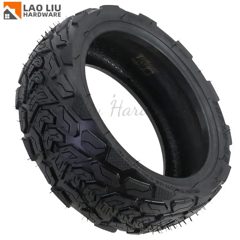 سكوتر كهربائي 10x3.0-6.5 إطار مفرغ على شكل قلب للطرق الوعرة 10 بوصة إطار سميك مقاوم للانفجار ومقاوم للاهتراء بدون أنابيب