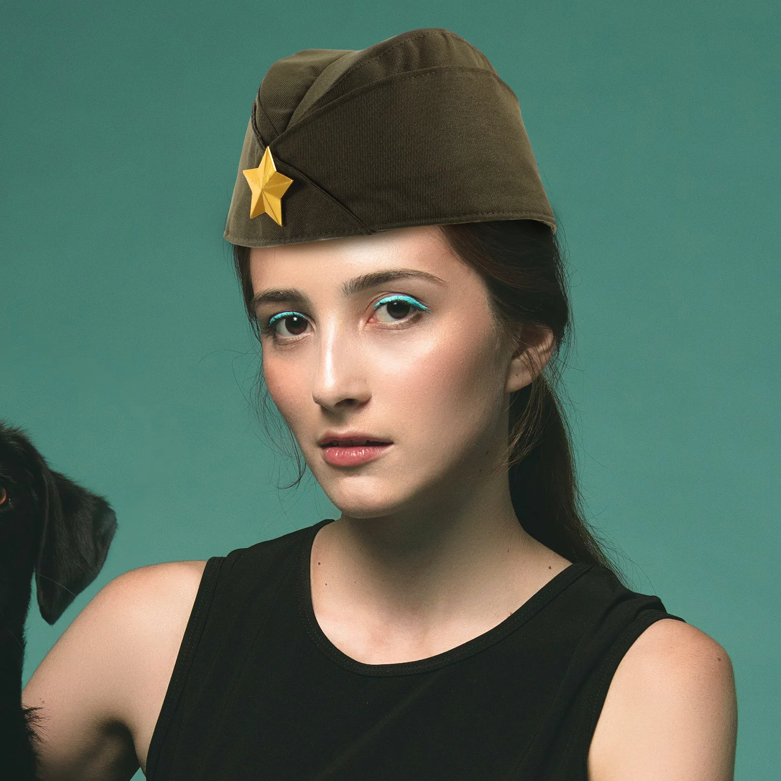 

Military Cap Vintage Peak Hat For Party Performance Square Dance Lightweight One Size Stewardess Berets Sailor Dance