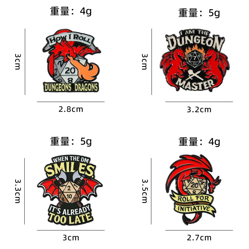 4/8 Stück Niedliche Anime-Style Cartoon-Dämonen-Monster Emaille-Pins Metall-Anstecknadel für Rucksack, Jacke, Kleidung, Dekoration, Geschenk – Detail 7
