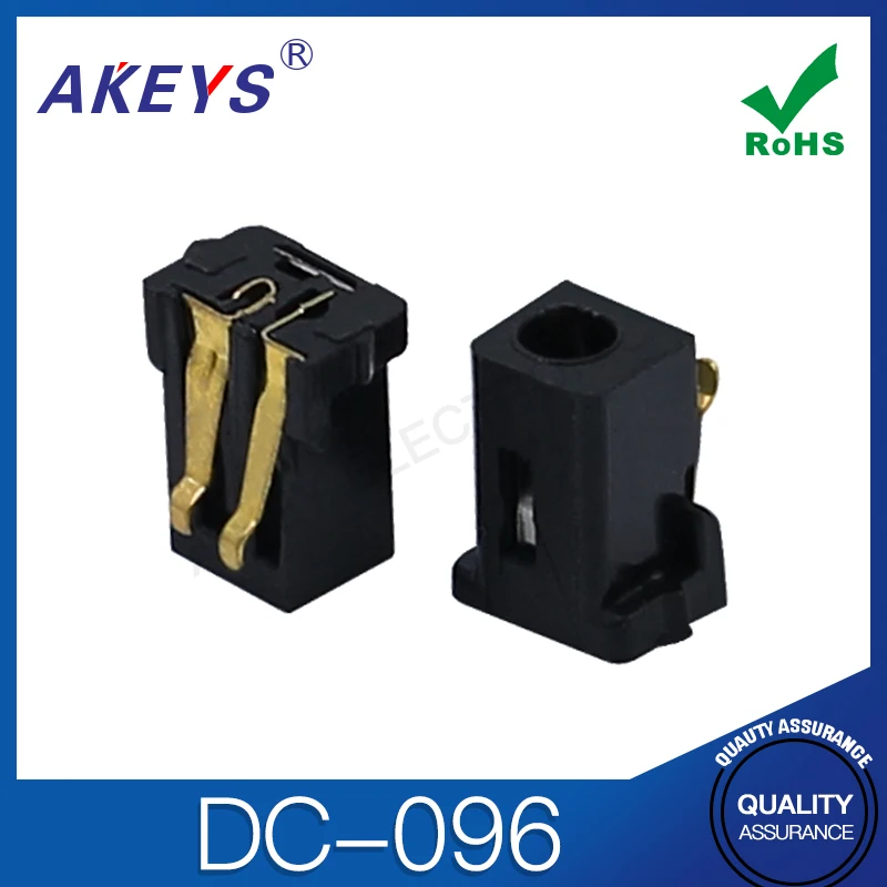 20pcs DC-096 OUTER DIAMETER 2.1 INNER CORE 0.4 PIN HIGH TEMPERATURE RESISTANT HIGH QUALITY DC POWER SOCKET FEMALE CONNECTOR