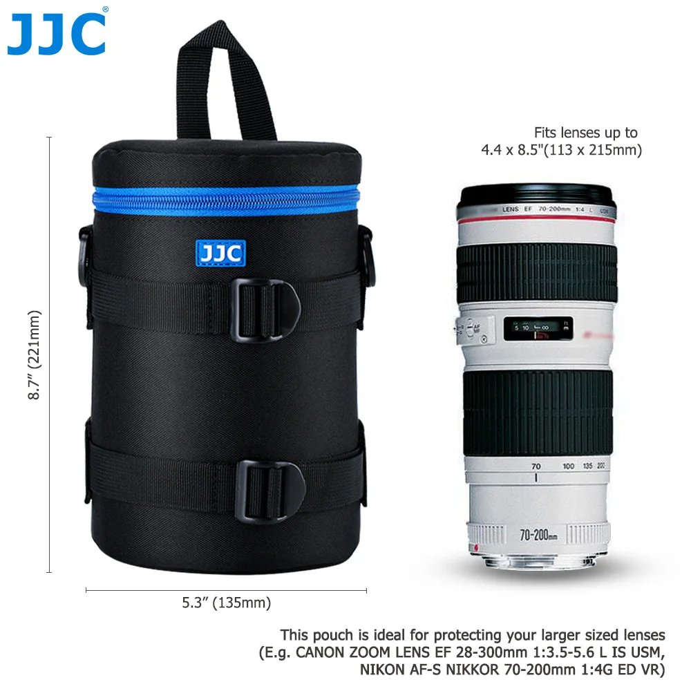 JJC Lens Case Pouch Bag for Canon EF 70-200mm F4L USM EF 70-300mm F4-5.6L IS USM 28-300mm F3.5-5.6 Nikon AF-S 70-200mm F4G ED VR