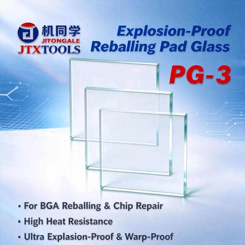 JTX PG-3 Explosion Proof Tin Gasket BGA Soldering Protection Sheet Easy Tin Plating Anti Splash Phone Repair Tool