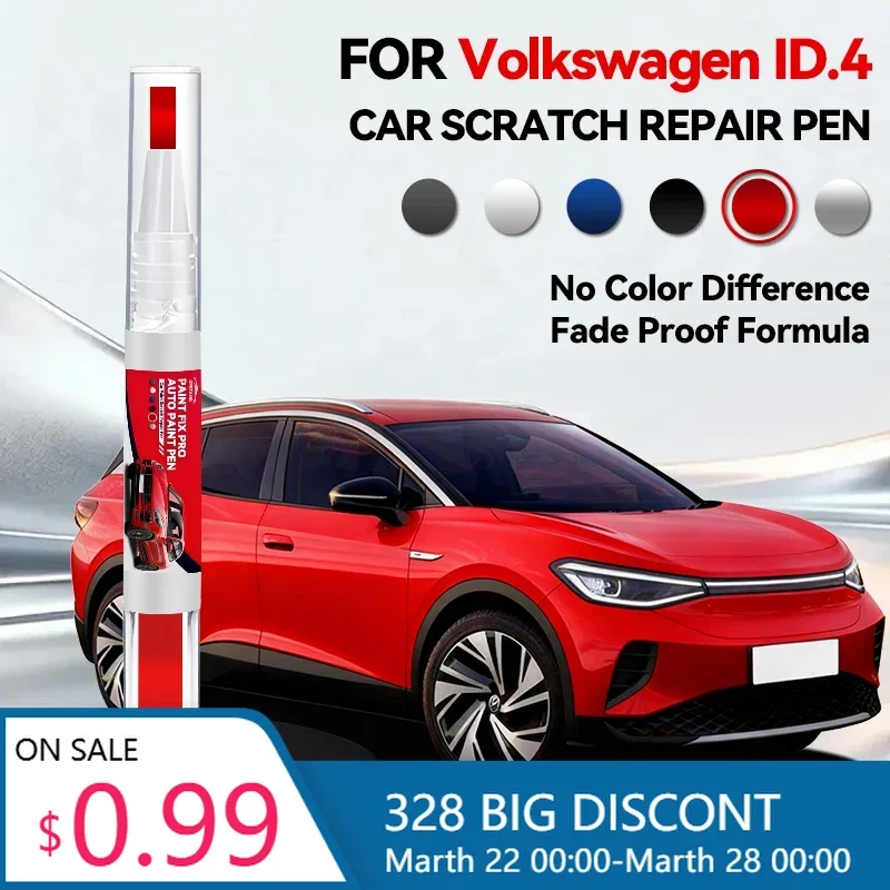 

Горячая новинка: Ручка-корректор для ремонта лакокрасочного покрытия Volkswagen ID.4 2020-2025, средство для удаления царапин, аксессуары для авто DIY, черный, белый, золотой