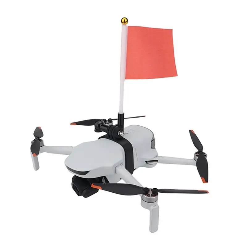 B04C-For Potensic ATOM 3 Drone Expansion Accessories Top Stand With Flag Set Top Mounting Bracket Drone Camera Accessorieies