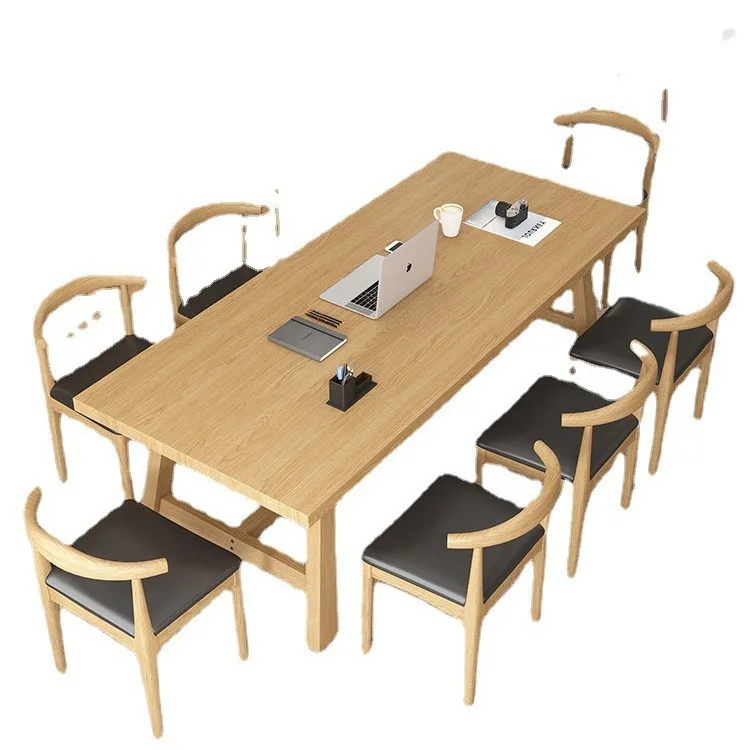 Dining Table Solid Wood Living Room Sturdy Durable Easy Assembly Stable Construction Heavy Duty Space Saving
