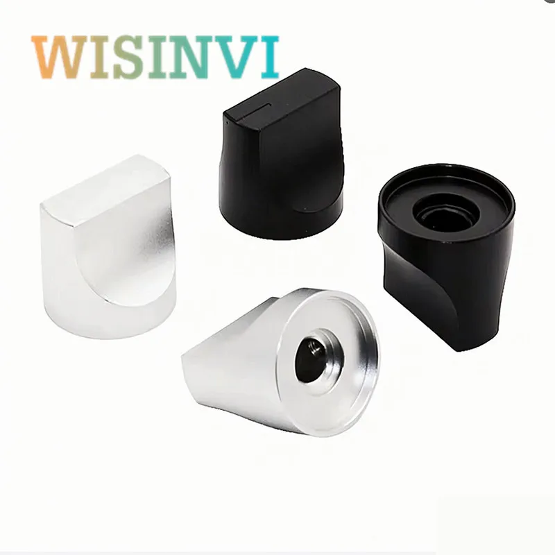 1PCS One Line Duckbill Aluminum Alloy Knob 20×20Mm Volume Control Knob For Hifi Amplifier CD Player Potentiometer