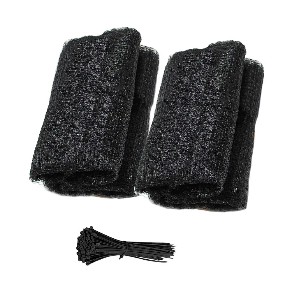 

Сетка против птиц, 2 рулона, садовая защитная сетка, материал ПП, термостойкость, складная, портативная, сельскохозяйственные шахматы, винограды, олени