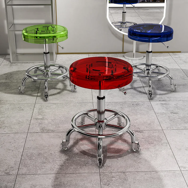 

Stainless steel bench lifting beauty stool