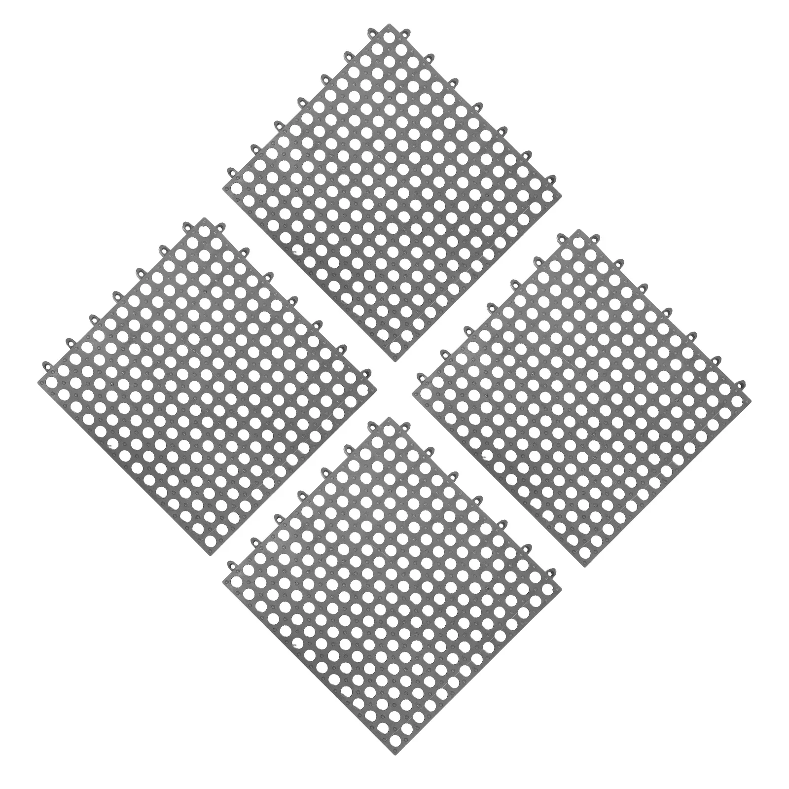 

4 шт. нескользящий напольный коврик, блокирующая плитка для ванной комнаты, сауны, быстросохнущий водопоглощающий текстурированный коврик для ванной, безопасная ручка для пожилых людей