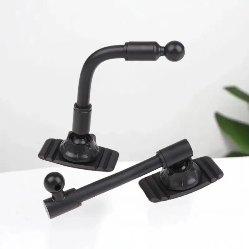 Innovative Car Mobile Stand with 17mm Ball Head Adjusting Arm, Suitable for Dashboards or Windshields, Nano Glue Sticker Base