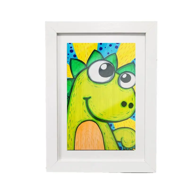 Front Loading Kids Art Frame Front Opening Art Display Frames For KidsArtwork KidsPicture Showcase Changeable Art Storage Decor