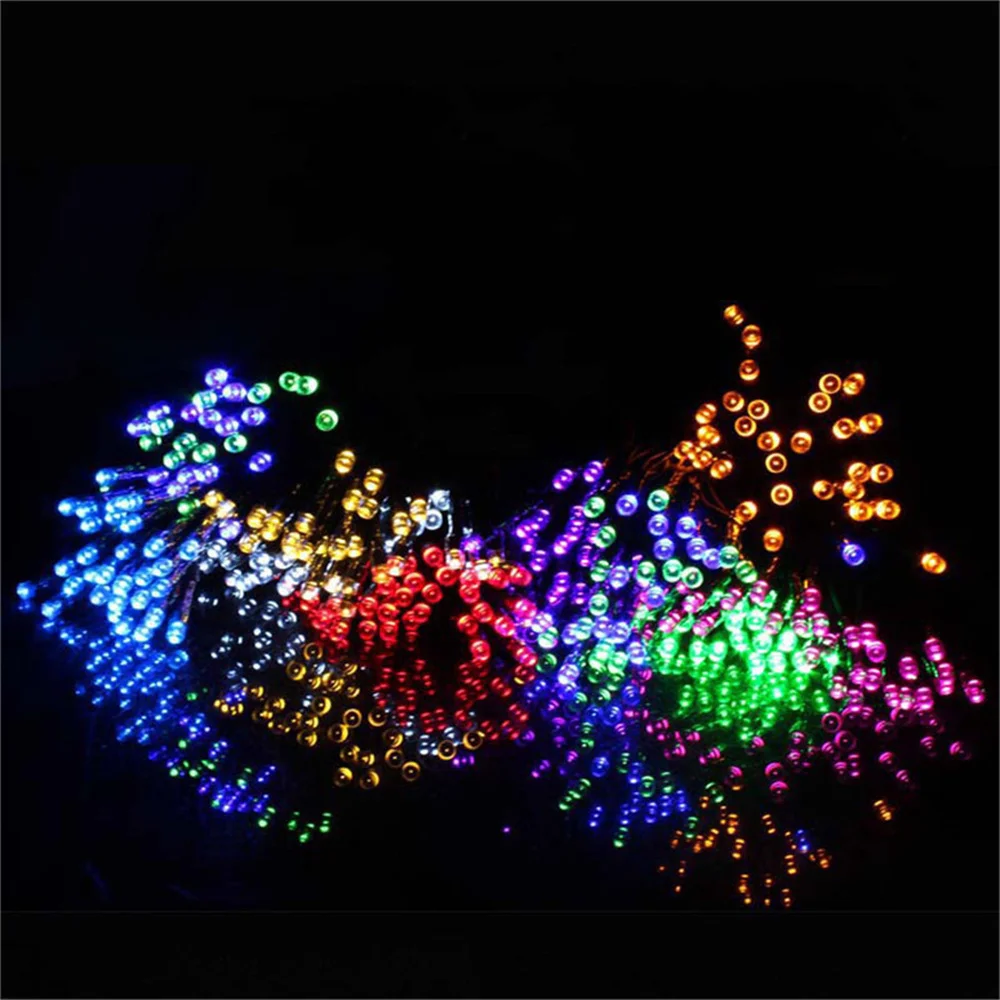 DC24V Holiday String Light Waterproof Indoor Outdoor Christmas Decoration 8 Modes EU/US/AU/UK Plug for Garden/Yard/Fence