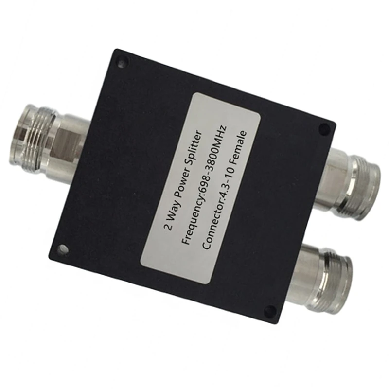 Antenna 4.3-10 Female 698-3800Mhz 2/3/4 Way Power Splitter 50W MINI DIN Low PIM -150Dbc IP65 Power Divider 5G