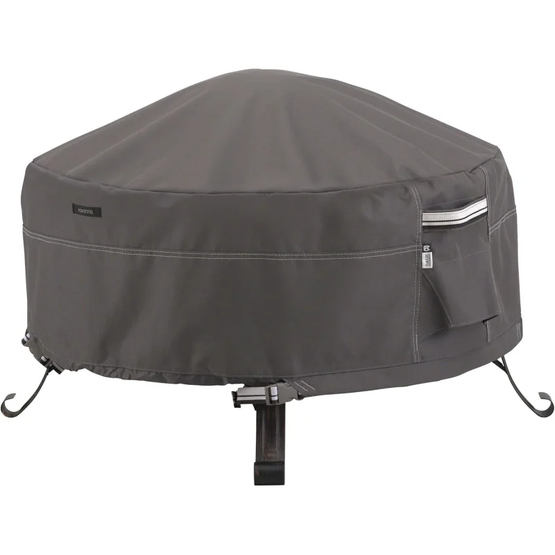 

Ravenna-Resistant 30 Inch Round Fire Pit Cover, Outdoor Firepit Cover